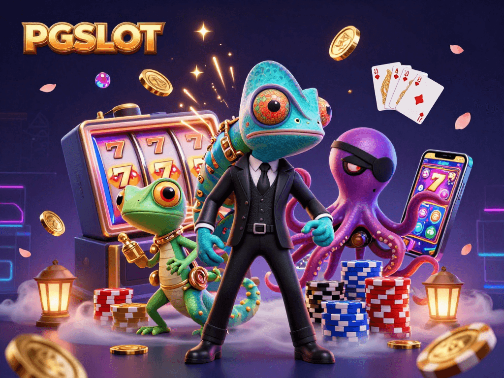 Spin to win with PGSLOT as colorful characters reveal dynamic jackpots and exciting gameplay.