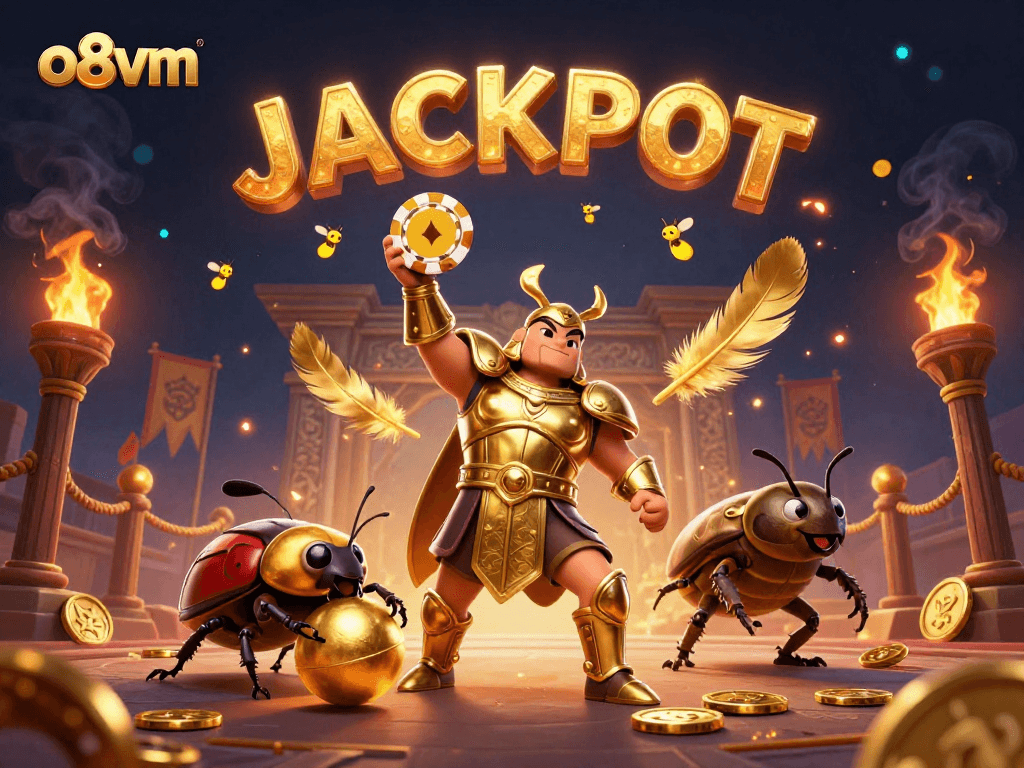 Experience the thrill of o8vm with a 3D gaming showdown featuring beetle champions.