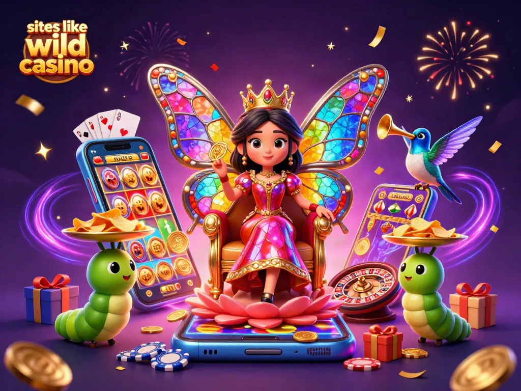 Explore captivating chances at sites like wild casino through vibrant gaming illustrations.