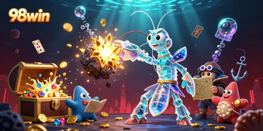 Play slots at 98win and experience thrilling wins with dazzling golden treasures!