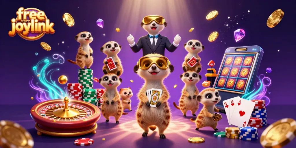 Experience thrilling action with free credit no deposit joylink at an animated meerkat casino.