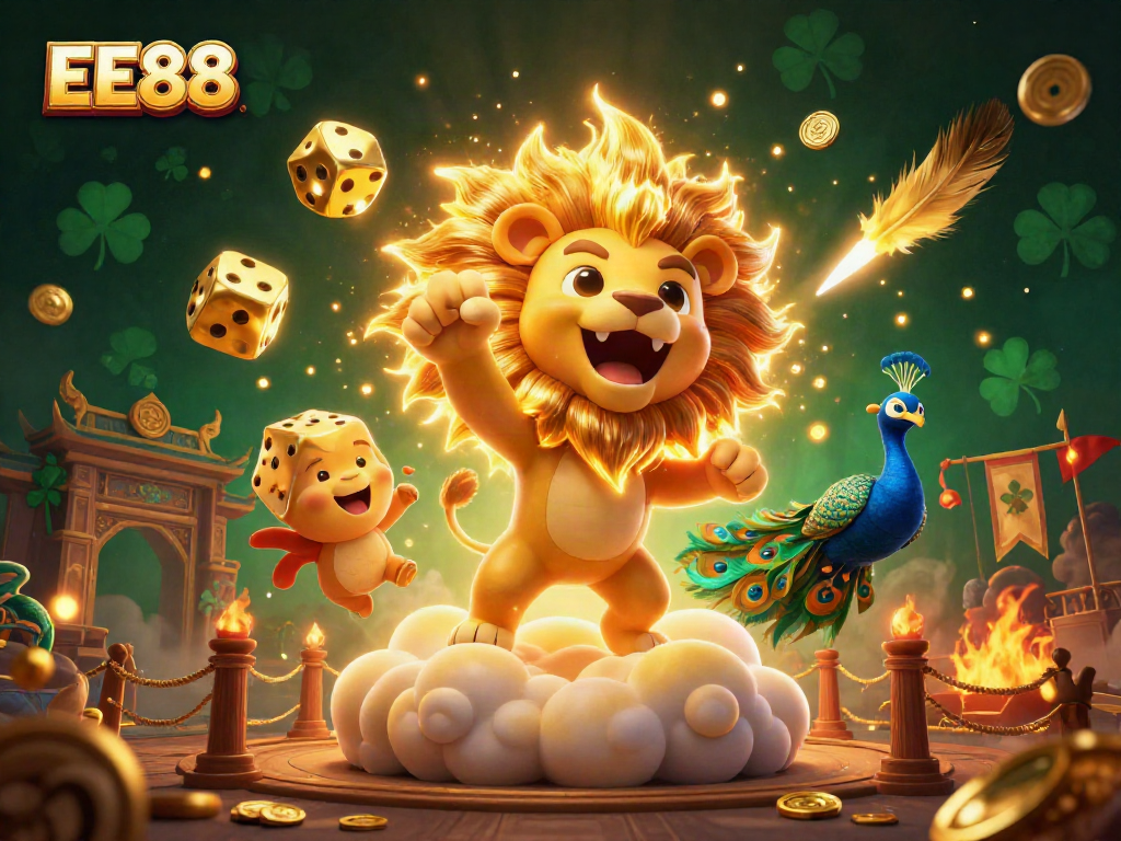 Experience casino thrills with EE88's vibrant 3D adventure featuring unique characters and gaming elements.
