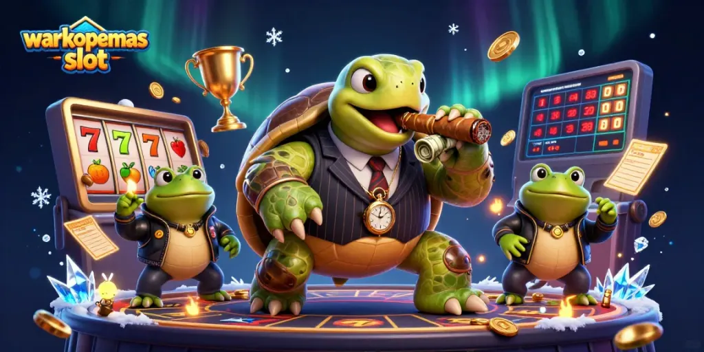 Warkopemas slot menawarkan pengalaman mendebarkan dengan simbol slot dan interaksi karakter unik.