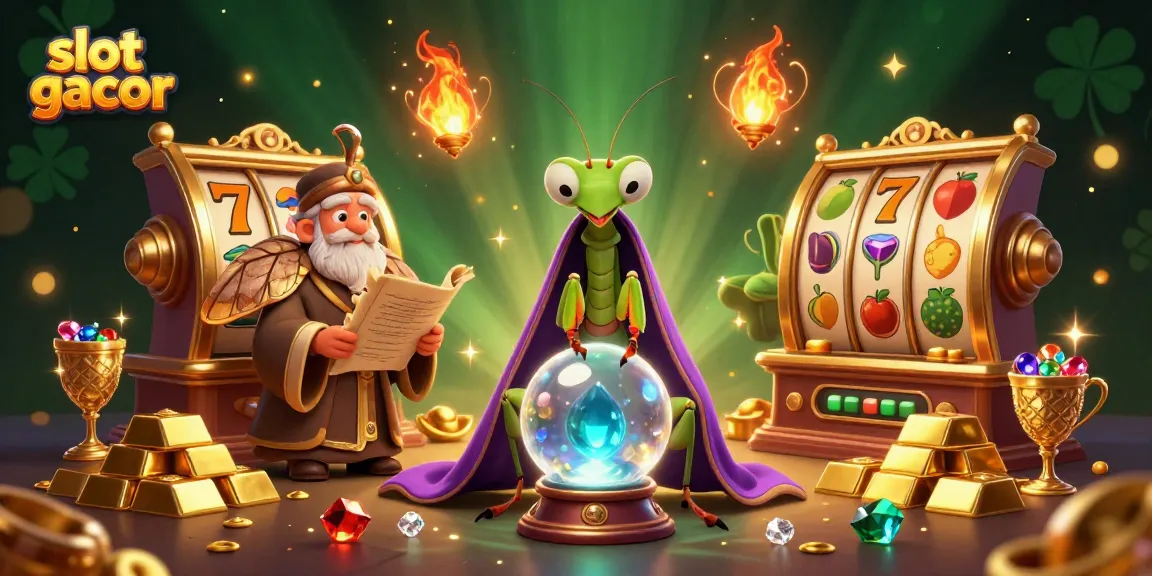 Menangkan jackpot di slot gacor dengan ilustrasi karakter 3D yang mengagumkan dan elemen kasino yang berkilauan.