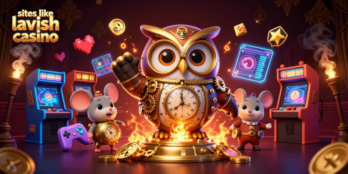 Engage with sites like lavish luck casino through vibrant casino-themed 3D illustration.