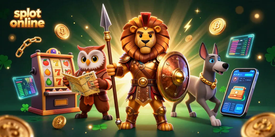 Bermain slot online dengan singa Spartan dan mesin slot yang memberikan hadiah besar.