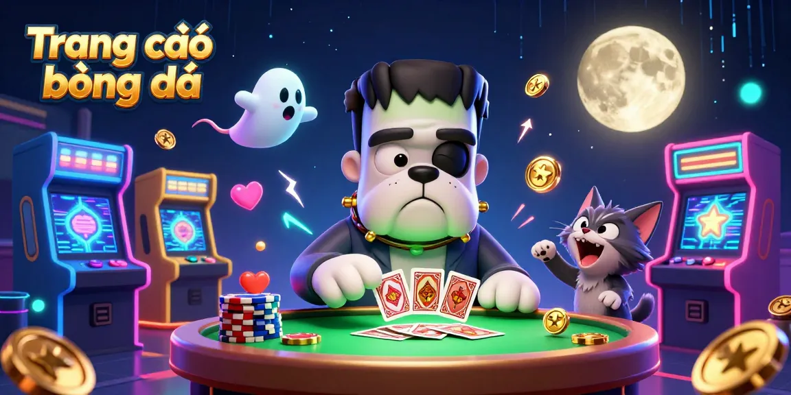 Engage in Trang cá độ bóng đá with thrilling card plays at a haunted casino table.