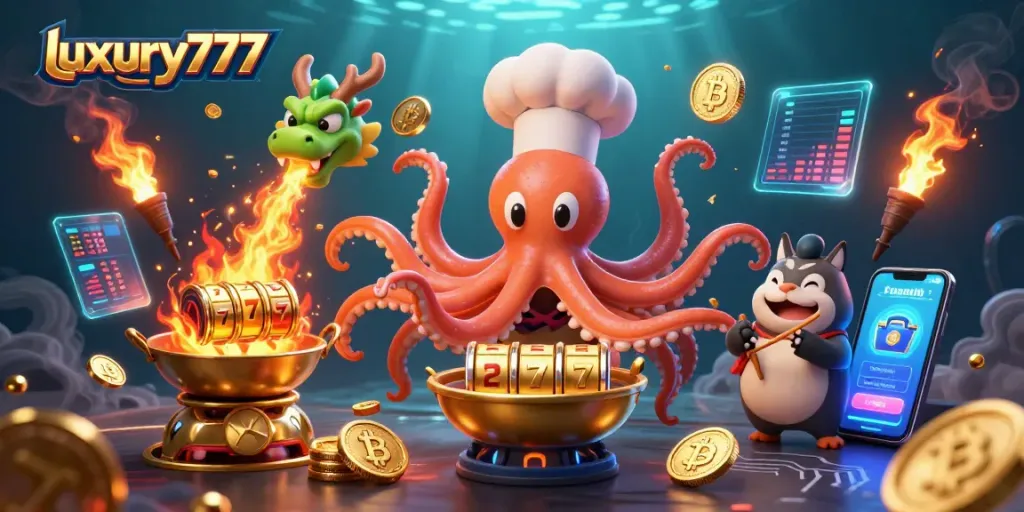 Showcase your skills in luxury777 slots and jackpots with thrilling animated characters.