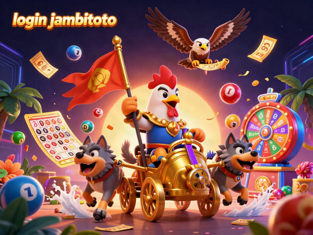 Experience thrilling gameplay at login jambitoto with vibrant lottery scenes and characters.