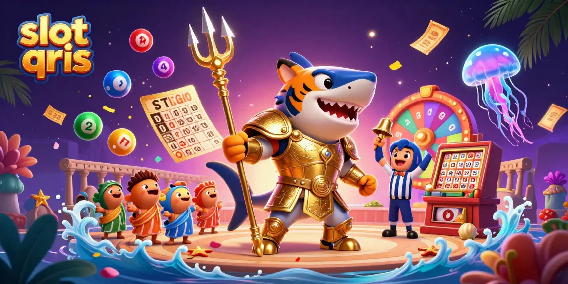 Menang bermain slot QRIS di dunia bawah laut yang penuh warna dan kegembiraan.
