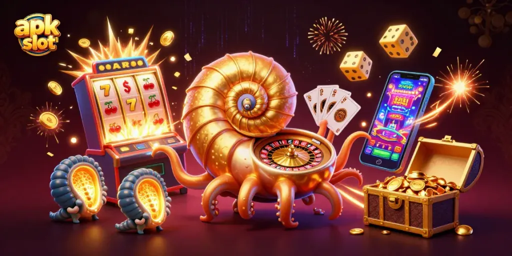 Experience exciting apk slot gameplay with vibrant visuals and dynamic winning symbols