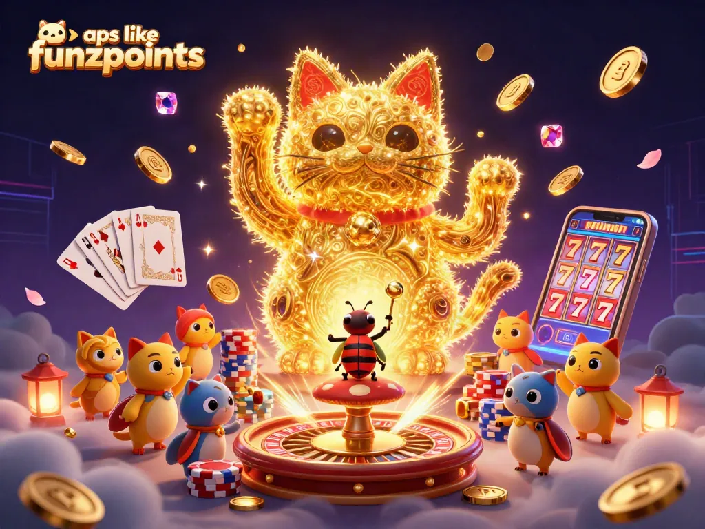 Experience exciting gameplay and big wins with apps like funzpoints, featuring vibrant casino elements and engaging visuals.