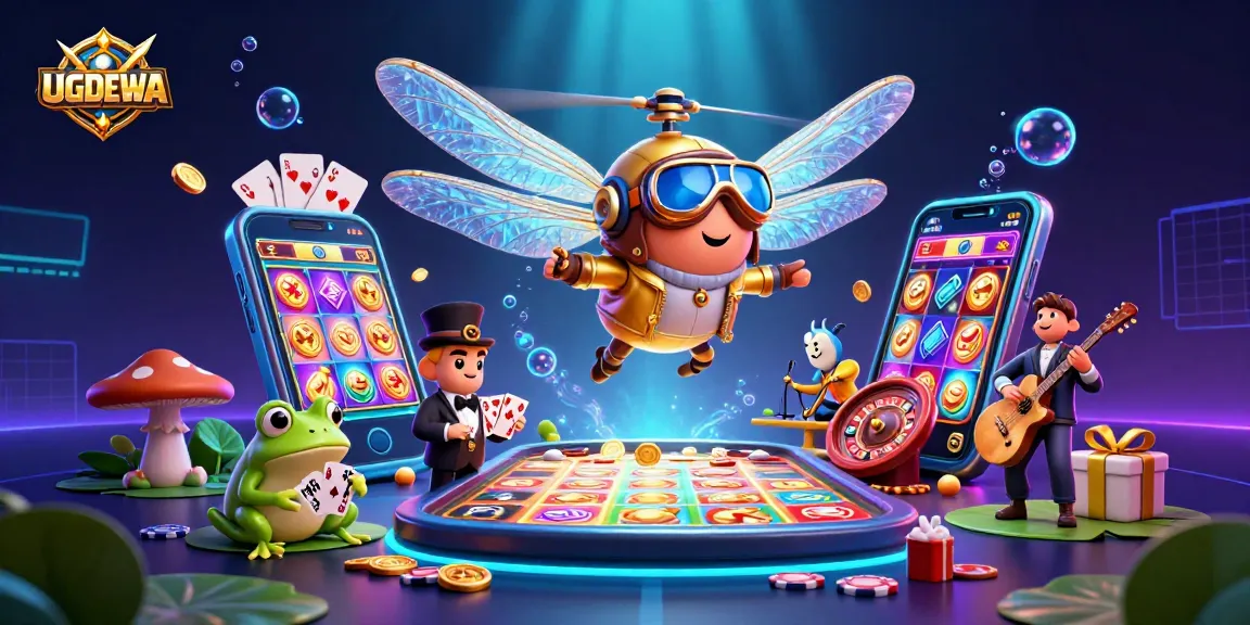 Experience thrilling gaming with UGDEWA's vibrant casino scene featuring exciting slots and card games.
