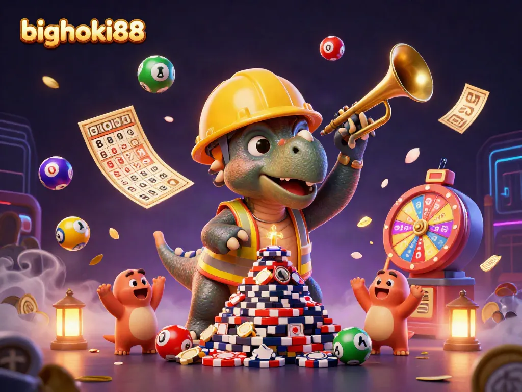 Permainan menarik di bighoki88 dengan dinosaur unik dan elemen judi yang menggembirakan.