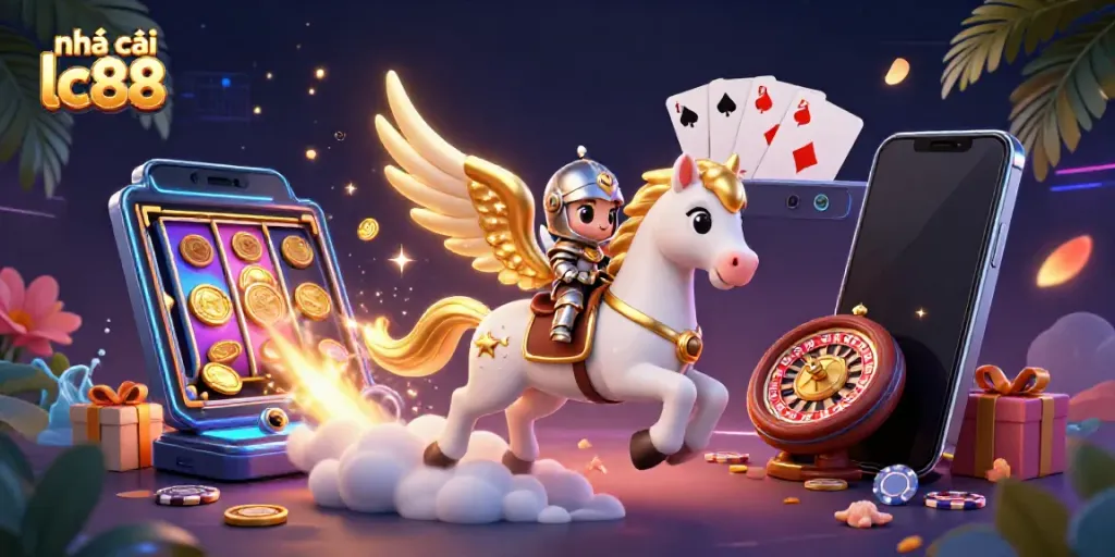 Engage with exciting games at nhà cái lc88, featuring slots, cards, and thrilling casino elements.
