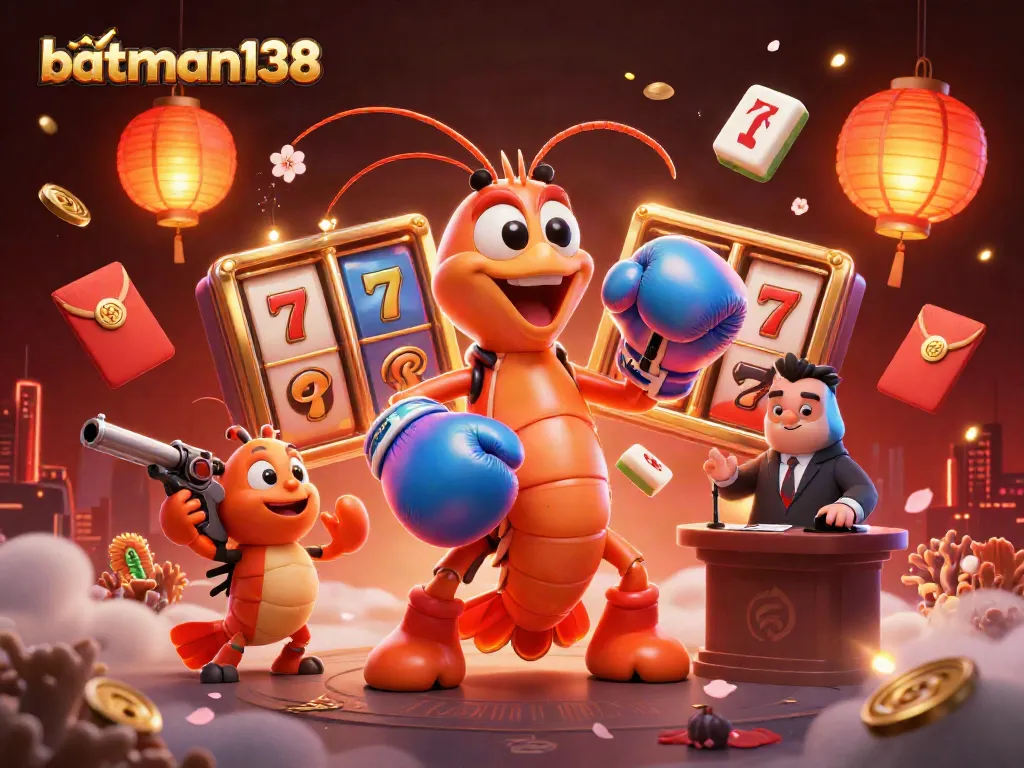 Engage with batman138's thrilling 3D casino showdown featuring vibrant slot elements and dynamic gaming action.