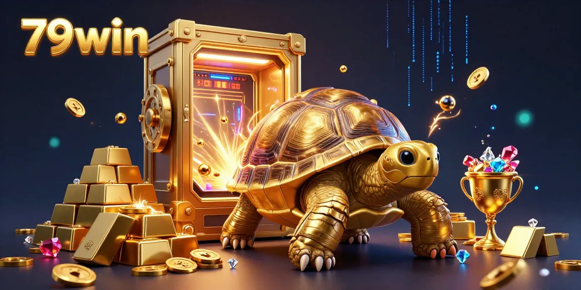 Experience the excitement of the 79win casino with vibrant illustrations of games and rewards.