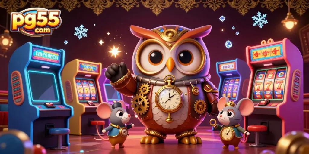 Experience the excitement at pg55 com with vibrant casino games and charming characters!