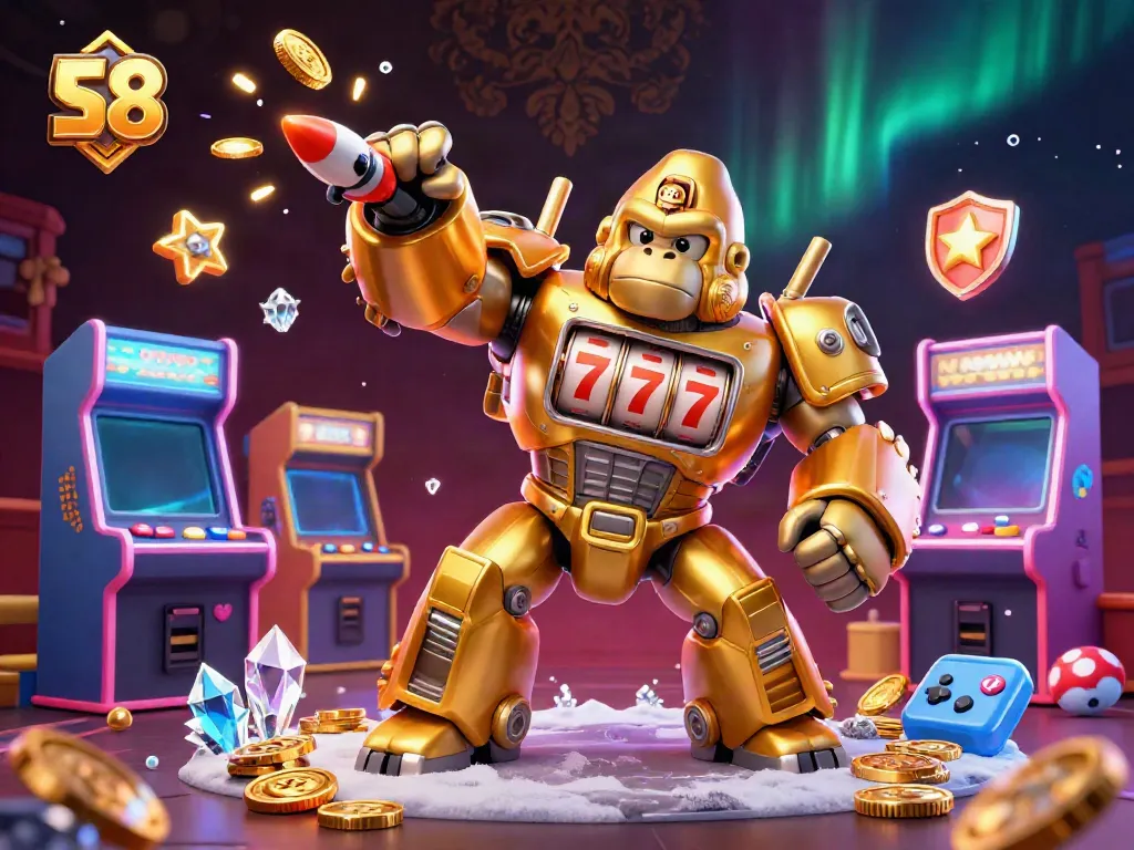 S8 brand illustrates an exciting casino scene with dynamic characters and vibrant gaming elements.