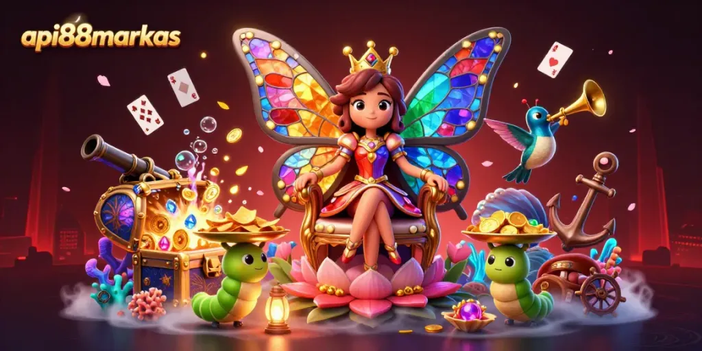 Try your luck at api88markas while winning vibrant casino chips in a magical setting.