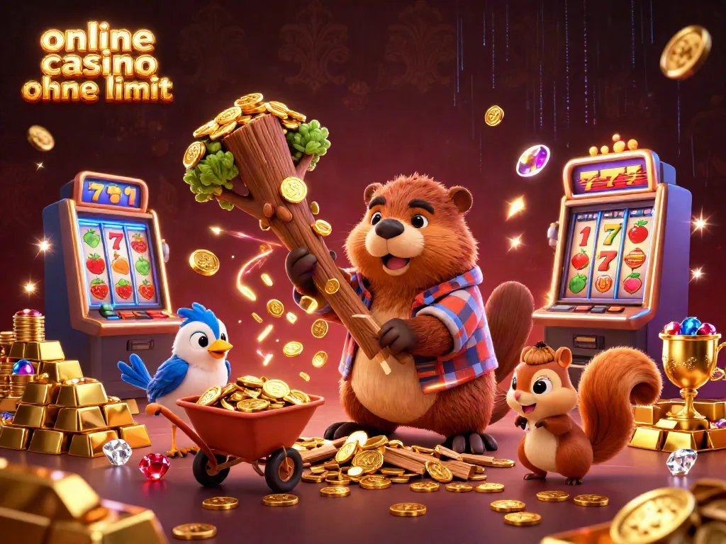 Immerse in the action at an online casino ohne limit with playful characters amidst golden treasures.