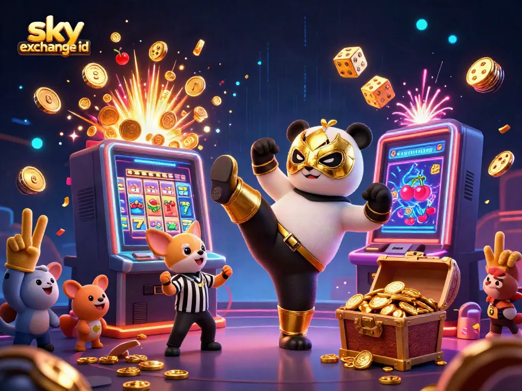 Experience the excitement of placing bets with the sky exchange id in this dynamic casino scene.