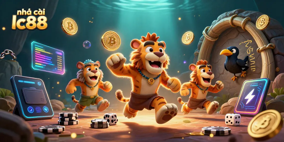 Experience the excitement of nhà cái lc88 at a vibrant prehistoric casino with unique characters and immersive elements