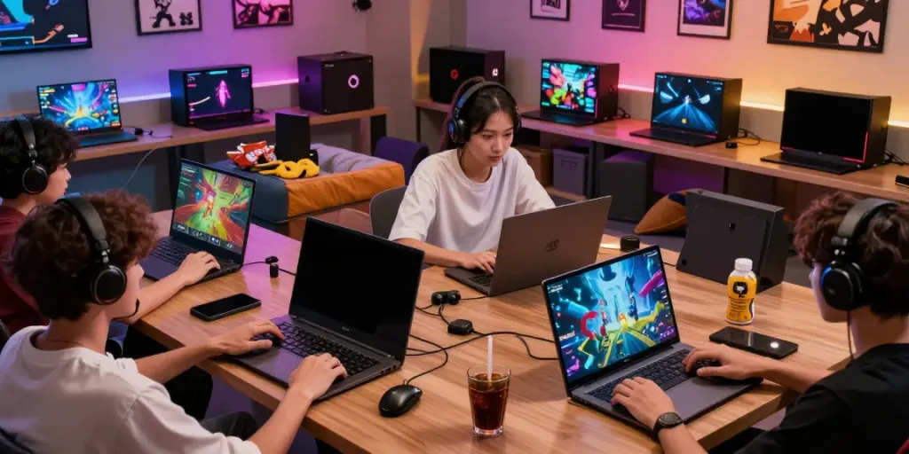 Players enjoying diverse games on TEMPOSLOT's secure online platform.