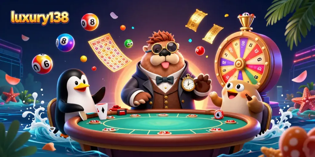 Lucky moments dalam permainan di luxury138 dengan karakter unik di meja poker bawah laut